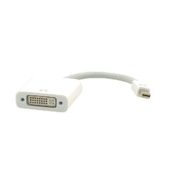 Kramer Electronics Mini DisplayPort (M) to DVI−D (F) 0,15 m DVI-D Blanc