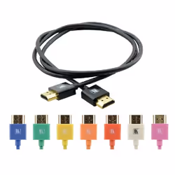 Kramer Electronics 0.9m HDMI m/m, 0,9 m, HDMI Type A (Standard), HDMI Type A (Standard), 3840 x 2160 pixels, Compatibilité 3D ...