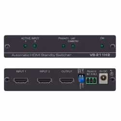 Kramer Electronics VS-211H2, HDMI, Noir, 17,82 Gbit/s, 400 mA, 120 mm, 71,5 mm