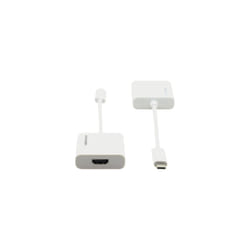 Kramer Electronics ADC-U31C/HF câble vidéo et adaptateur 0,17 m USB Type-C HDMI Type A (Standard) Blanc