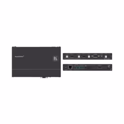 Kramer Electronics DIP-31, 3840 x 2160 pixels, Émetteur AV, Avec fil, Noir