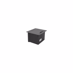 Kramer Electronics TBUS-1N(B), Boîtier de câbles, Bureau, Aluminium, Noir