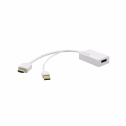 Kramer Electronics ADC-HM/DPF, 0,3 m, HDMI Type A (Standard), DisplayPort, Mâle, Femelle, 4096 x 2160 pixels