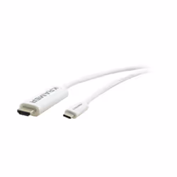 Kramer Electronics C-USBC/HM-6, 1,8 m, USB Type-C, HDMI Type A (Standard), Mâle, Mâle, Nickel