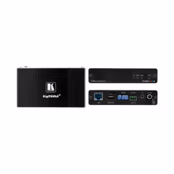 Kramer Electronics TP-583RXR, 4096 x 2160 pixels, Récepteur AV, 200 m, Avec fil, Noir