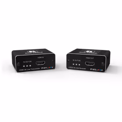 Kramer Electronics PT-871/2XR-KIT, 3840 x 2160 pixels, Émetteur et récepteur AV, 70 m, Avec fil, Noir, HDCP