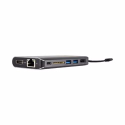 Kramer Electronics KDock-3 Avec fil USB 3.2 Gen 1 (3.1 Gen 1) Type-C Noir, Argent