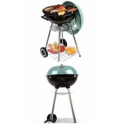 Barbecue à charbon - WEBER - Ø 41 cm - Grille de cuisson chromée - Acier émaillé - Vert
