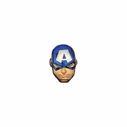 Coussin LED - JOY TOY - Captain America - 36 cm - Bleu - Synthétique - Intérieur