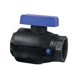 Plasson - Vanne 1/4 tour encliquetable tekplass Femelle-Femelle 1/2'' (15/21) sans prise de purge