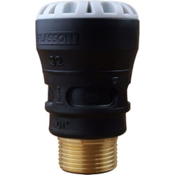 Plasson - Raccord droit encliquetable pe Ø32 - Laiton mâle 1'' (26/34) avec portée plate iso 228