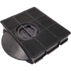 Wpro - Filtre charbon rectangulaire FAT303 type 303 (à l'unité) 215X205X43 mm (AMC895 CHF303) Hotte ariston hotpoint, bauknecht, brandt, de dietrich,