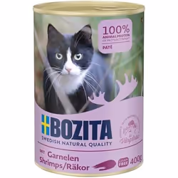 Bozita 5712, Adulte, Crevettes, 400 g, Sans grain