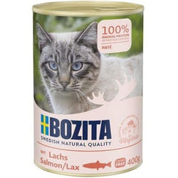 Nourriture pour chat - BOZITA - Saumon - Lot de 6 boîtes - 400 g - Pâtée pour chatons