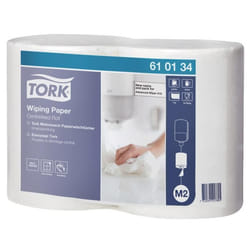 2 bobines Tork papier dessuyage à dévidage central 1 épaisseur