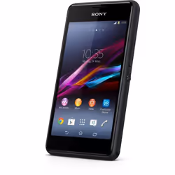 Sony Xperia E1, 10,2 cm (4"), 0,5 Go, 4 Go, 3 MP, Android 4.3, Noir