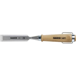 Ciseau à bois, manche en bois, anneau en acier nickelé, 32 x 140 mm Bahco 425-32