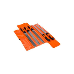 Bahco - Jeu de limes ergo™, avec râpe demi-ronde, mi-douces, 250 mm - 5 pcs