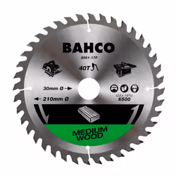 Bahco 8501-15F, Bois, 19 cm, 3 cm, Acier rapide, 2,6 mm, Biseau supérieur alterné