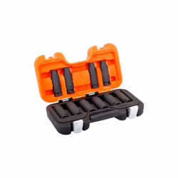 BAHCO - Jeu de douilles à choc longues 6 pans 1/2, dimensions métriques - 10 pièces Caractéristiques principales de ce produi ...