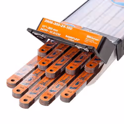 BAHCO Pack de 100 lames de scie à métaux 12 300mm Sandlex HSS Bi-métal 3906-300-24-100