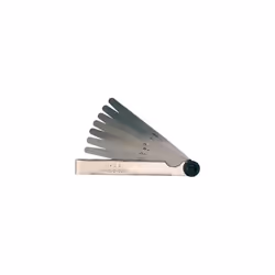 Le jeu de jauges d’épaisseur limite se compose de 20 feuilles de 100 mm de long. Jeu de lames coniques adaptées à la mesure d ...