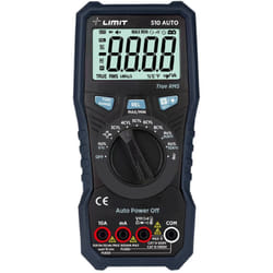 Limit - Multimètre digital cat iii 1000 v / cat iv 600 v mesure courant ac/dc tension dc/ac résistance angle de came (Dwell) vitesse DM510 auto