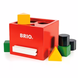 BRIO Boîte à formes rouge, 1 an(s), Bois, Multicolore