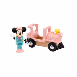 BRIO Minnie Mouse et sa locomotive, Train en modèle réduit, Garçon/Fille, Bois, 2 pièce(s), 3 an(s), Multicolore