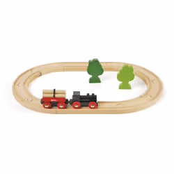 BRIO Petit circuit de train en forêt, Garçon/Fille, Bois, Classic Railway, 18 pièce(s), 0,3 an(s), Multicolore