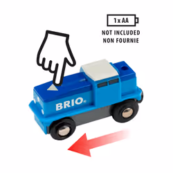 BRIO Locomotive de fret bleue