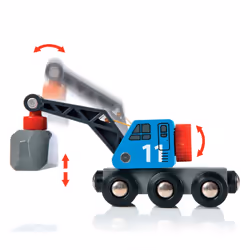 BRIO Ciruit rail route transport de roches