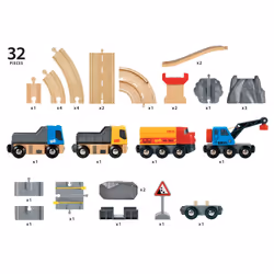 BRIO Ciruit rail route transport de roches - Vue supplémentaire 5
