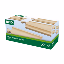 BRIO Rails courts droits - 108 mm
