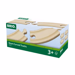 BRIO Petits rails courbes - 90 mm