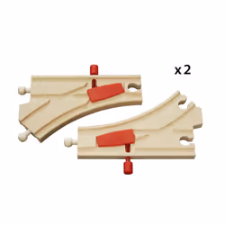 BRIO Aiguillages mécaniques - 144 mm