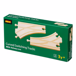 BRIO Aiguillages courbes - 144 mm