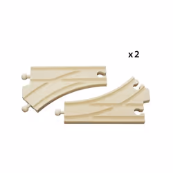 BRIO Aiguillages courbes - 144 mm