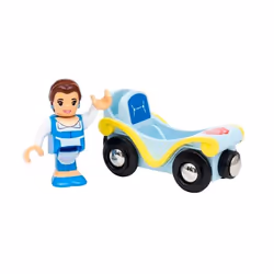 BRIO Disney Princess Belle & Wagon, 3 an(s), Bleu, Jaune