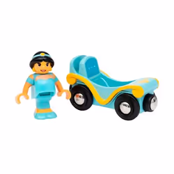 BRIO Jasmine & wagon/Disney Princesses, 3 an(s), Bleu, Jaune