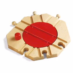 BRIO Plaque tournante mécanique, Plaque tournante de chemin de fer, 0,3 an(s), Rouge