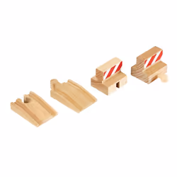 BRIO Rampes et butoirs, Partie de la piste, 0,3 an(s), Rouge, Blanc