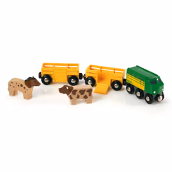 BRIO Train des animaux de la ferme, Train, Countryside, 0,3 an(s), Multicolore