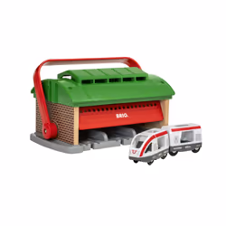 BRIO Le Garage pour trains, 0,3 an(s)