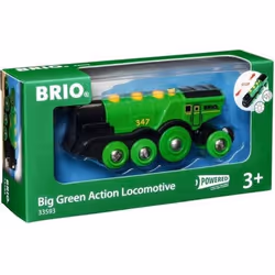 BRIO Locomotive verte puissante à piles, Train, Explore, 0,3 an(s), AAA, Vert