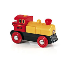 BRIO Locomotive à pile bidirectionnelle jaune