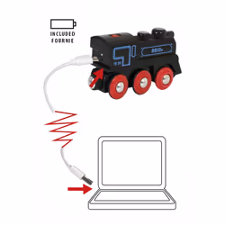 BRIO Locomotive rechargeable avec mini câble