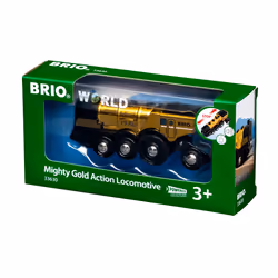 BRIO Goldene Batterielok mit Licht und Sound, 0,3 an(s)