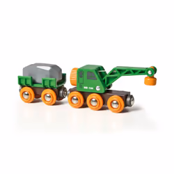 BRIO Wagon grue ingénieux, Wagon, Train, 0,3 an(s), Noir, Vert