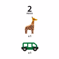 BRIO Wagon Girafe